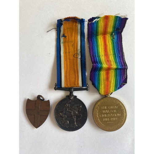 225 - A FIRST WORLD WAR CASUALTY PAIR TO THE TYNESDIE SCOTTISH. A Great War Pair comprising War Medal and ... 