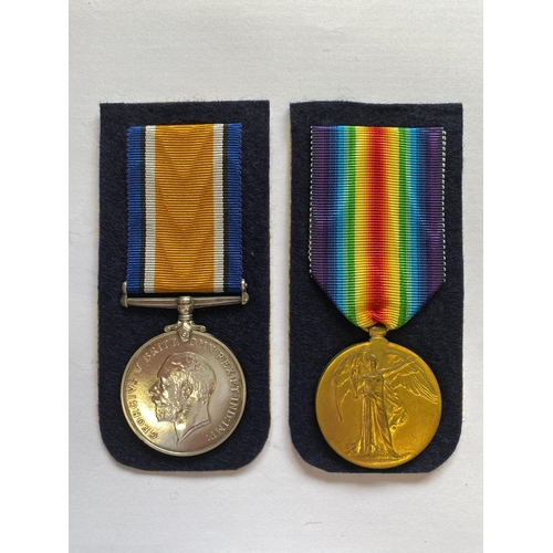 23 - A FIRST WORLD WAR PAIR TO THE ROYAL LANCASTER REGIMENT. A Great War Pair named to 25167 Pte W.H. Man... 