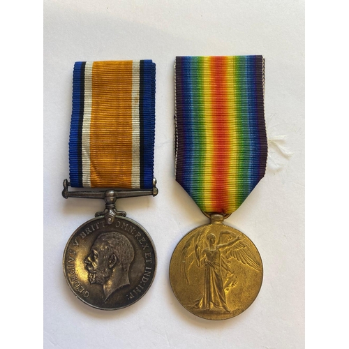 236 - A FIRST WORLD WAR CASUALTY PAIR TO THE KING'S OWN YORKSHIRE LIGHT INFANTRY. A Great War Pair compris... 