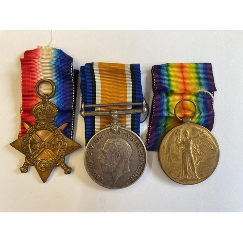 239 - A FIRST WORLD WAR TRIO TO A CASUALTY FROM THE AUSTRALIAN INFANTRY FORCE. A Great War Trio comprising... 