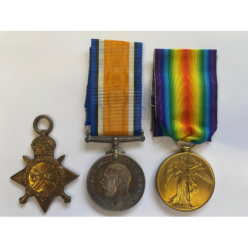 253 - A FIRST WORLD WAR CASUALTY TRIO TO AN OFFICER IN THE SHROPSHIRE LIGHT INFANTRY. A Great War Trio com... 