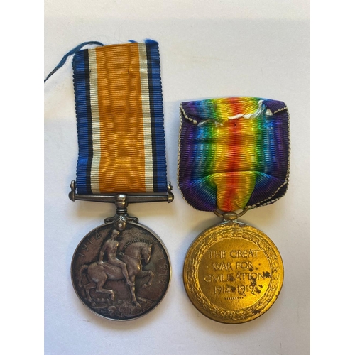 257 - A FIRST WORLD WAR CASUALTY PAIR TO THE LIVERPOOL REGIMENT. A Great War pair comprising War Medal and... 