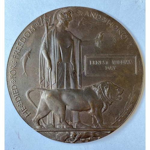 274 - A FIRST WORLD WAR PAIR AND MEMORIAL PLAQUE TO THE NORFOLK REGIMENT. A Great War Pair comprising War ... 