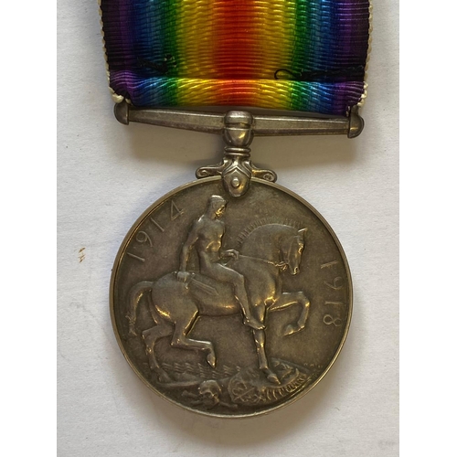 30 - A FIRST WORLD WAR WAR MEDAL TO THE NORTHAMPTONSHIRE REGIMENT. A War Medal named to 34088 Pte M. Jarv... 