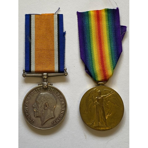 300 - A FIRST WORLD WAR CASUALTY PAIR TO THE ROYAL SUSSEX REGIMENT. A Great War pair comprising War Medal ... 