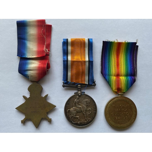 309 - A FIRST WORLD WAR TRIO AND MEMORIAL PLAQUE TO THE CAMBRIDGESHIRE REGIMENT. A Great War Trio comprisi... 