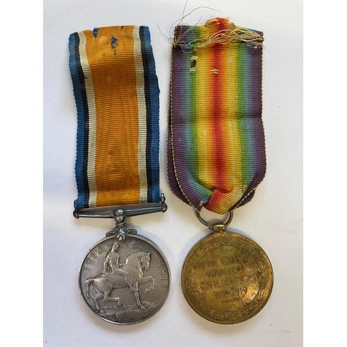 311 - A FIRST WORLD WAR CASUALTY PAIR TO THE ROYAL FUSILIERS. A Great War Pair comprising War Medal and Vi... 