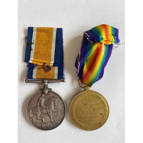 315 - A FIRST WORLD WAR CASUALTY PAIR TO THE ROYAL SCOTS. A Great War Pair comprising War Medal and Victor... 