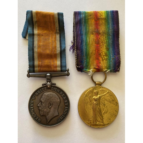 329 - A FIRST WORLD WAR CASUALTY PAIR TO THE ROYAL SCOTS FUSILIERS. A Great War Pair comprising War Medal ... 