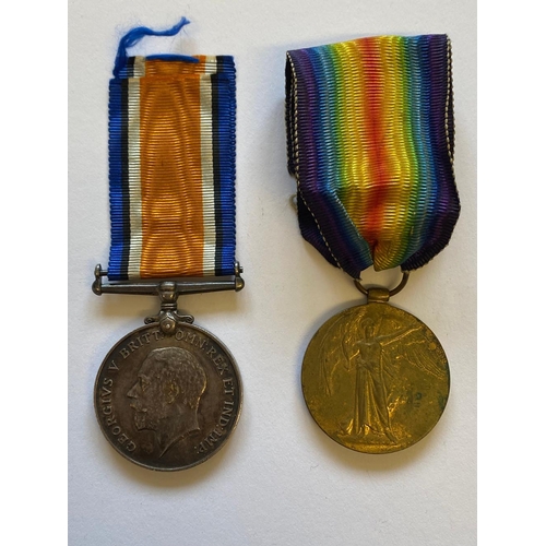 331 - A FIRST WORLD WAR CASUALTY PAIR TO THE GLOUCESTERSHIRE REGIMENT. A Great War pair comprising War Med... 