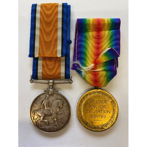 348 - A FIRST WORLD WAR PAIR AND MEMORIAL PLAQUE TO THE CAMERONIANS/CYCLIST CORPS. A Great War Pair compri... 