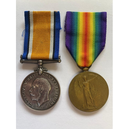 35 - A FIRST WORLD WAR PAIR TO THE ROYAL WEST SURREY REGIMENT. A Great War Pair comprising War Medal and ... 