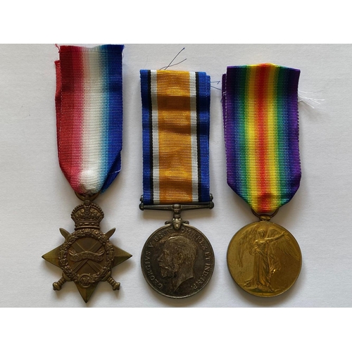 353 - A FIRST WORLD WAR CASUALTY TRIO TO THE DURHAM LIGHT INFANTRY. A Great War Trio Comprising 1914-15 St... 