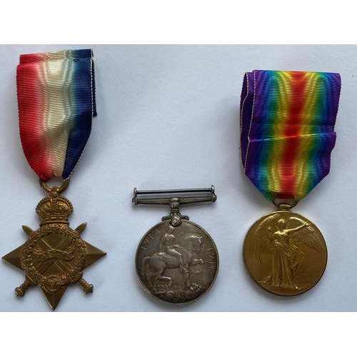 354 - A FIRST WORLD WAR CASUALTY TRIO TO THE MEDICAL CORPS AND POSSIBLE RELATED FAMILY PAIR. A Great War T... 