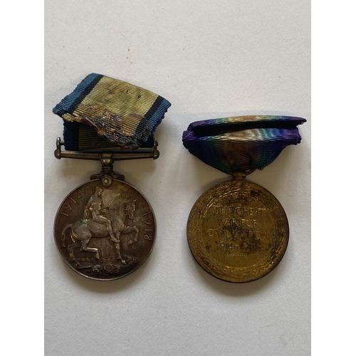 36 - A FIRST WORLD WAR PAIR TO AN OFFICER IN THE ARMY MEDICAL CORPS. A Great War pair comprising War Meda... 