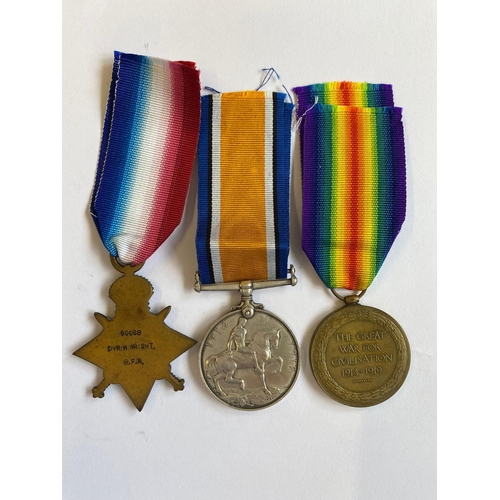 363 - A FIRST WORLD WAR TRIO AND PLAQUE TO THE FIELD ARTILLERY. A Great War Trio comprising 1914-15 Star n... 