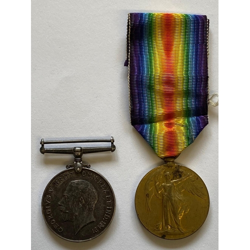 38 - A FIRST WORLD WAR PAIR TO THE R.A.F. A Great War pair comprising War Medal and Victory Medal named t... 