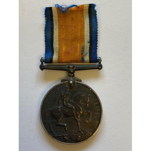 383 - A FIRST WORLD WAR CASUALTY WAR MEDAL TO THE DURHAM LIGHT INFANTRY. A British War Medal named to '260... 