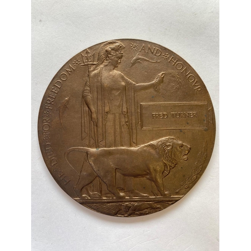 390 - A FIRST WORLD WAR PAIR AND MEMORIAL PLAQUE TO THE WEST YORKSHIRE REGIMENT. A Great War pair comprisi... 