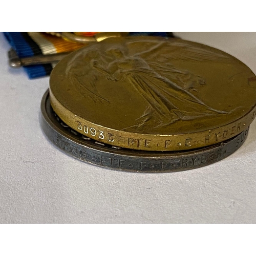 4 - A FIRST WORLD WAR PAIR TO THE SUFFOLK REGIMENT. A Great War pair comprising War Medal and Victory Me... 