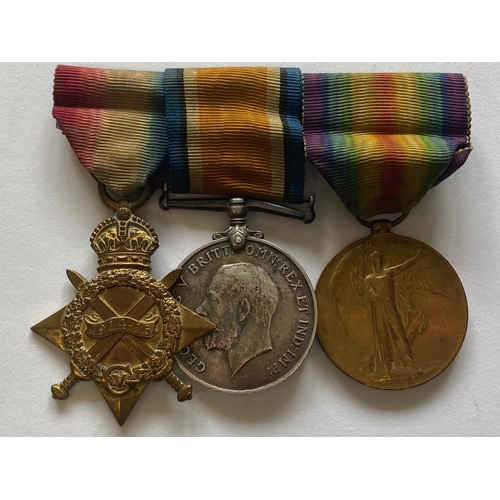 43 - A GREAT WAR TRIO TO THE ROYAL ENGINEERS. A Great War Trio comprising 1914-15 Star named to 60255 DVR... 