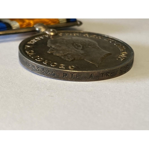 45 - A FIRST WORLD WAR PAIR TO THE MIDDLESEX REGIMENT. A Great War pair comprising War Medal and Victory ... 