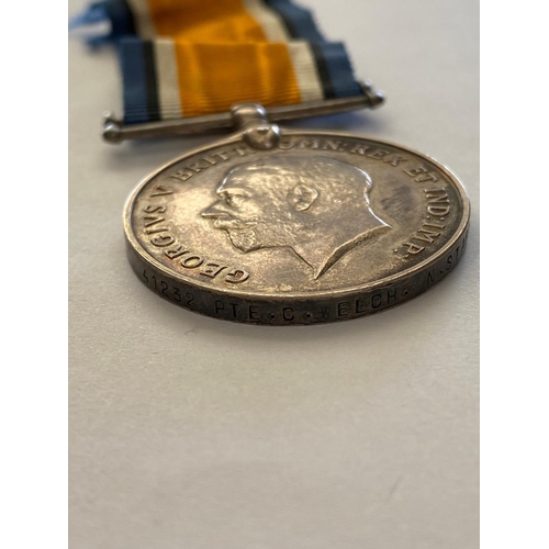 47 - A FIRST WORLD WAR PAIR TO THE NORTH STAFFORDSHIRE REGIMENT. A Great War Pair comprising War Medal an... 