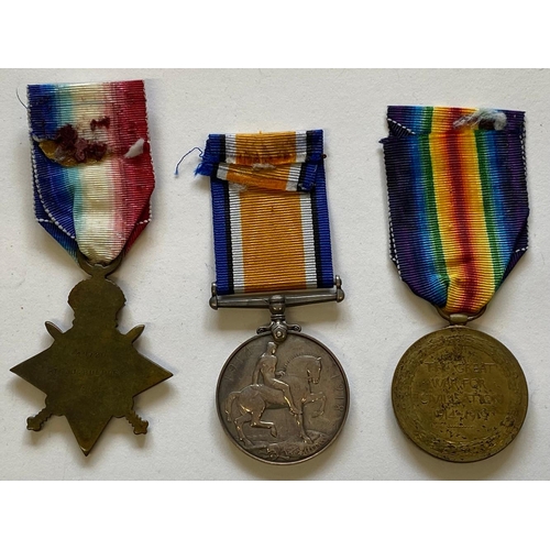 52 - A FIRST WORLD WAR TRIO TO THE EAST LANCASHIRE REGIMENT. A Great War trio comprising 1914-15 Star nam... 