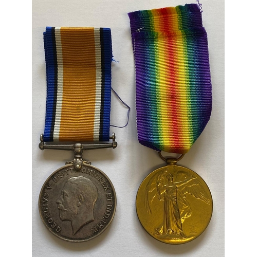 546 - A FIRST WORLD WAR CASUALTY PAIR TO THE SOUTH AFRICAN SERVICE CORPS. A Great War Pair comprising War ... 