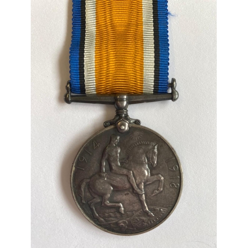 547 - A FIRST WORLD WAR CASUALTY WAR MEDAL TO THE MIDDLESEX REGIMENT. A War Medal named to G-10905 Pte A.J... 