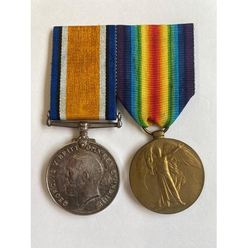 56 - A FIRST WORLD WAR PAIR TO THE HIGHLAND LIGHT INFANTRY. A Great War Pair comprising War Medal and Vic... 