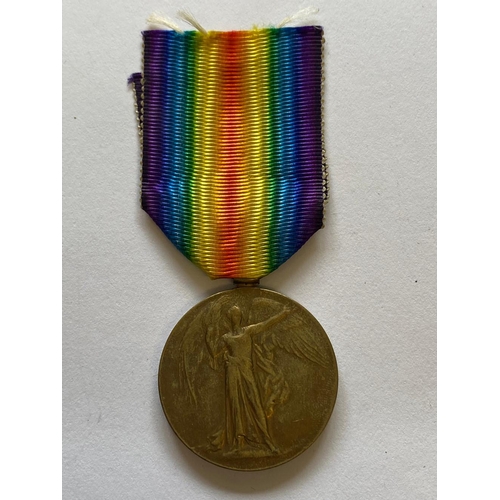 574 - A FIRST WORLD WAR VICTORY MEDAL TO A FIRST DAY OF THE SOMME CASUALTY IN THE WARWICKSHIRE REGIMENT. A... 