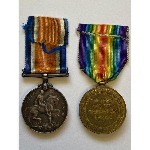 58 - A FIRST WORLD WAR PAIR TO THE BRITISH RED CROSS. A Great War Pair comprising War Medal and Victory M... 