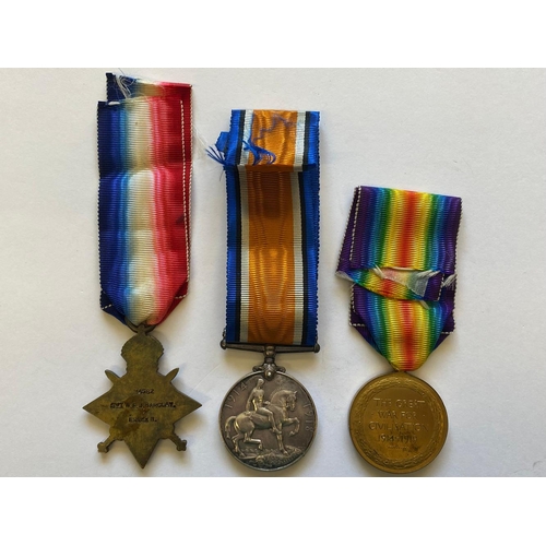 580 - A FIRST WORLD WAR TRIO TO A FIRST DAY OF THE SOMME CASUALTY FROM THE ESSEX REGIMENT. A Great War Tri... 