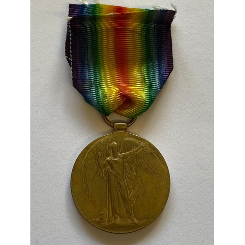 64 - A FIRST WORLD WAR VICTORY MEDAL TO THE MIDDLESEX REGIMENT. A Victory Medal named to G-84490 Pte W.E.... 