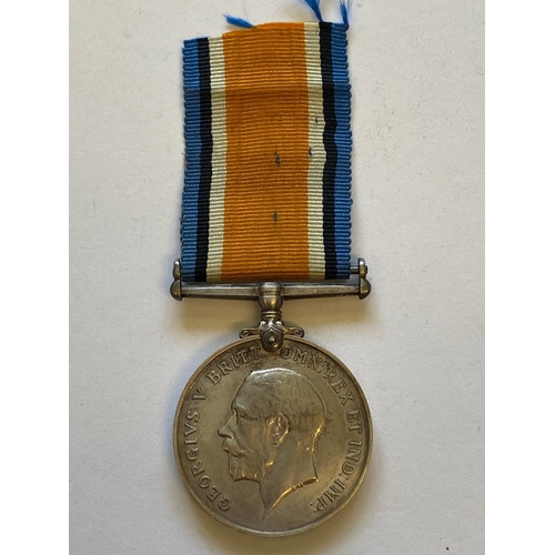 73 - A WAR MEDAL TO THE GRIMSBY CHUMS BATTALION. A Great War War Medal named to 5442 Pte H.W.T. Knight R.... 