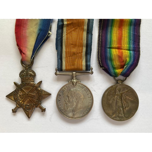 8 - A FIRST WORLD WAR TRIO TO THE LIVERPOOL REGIMENT. A Great War Trio comprising 1914-15 Star named to ... 