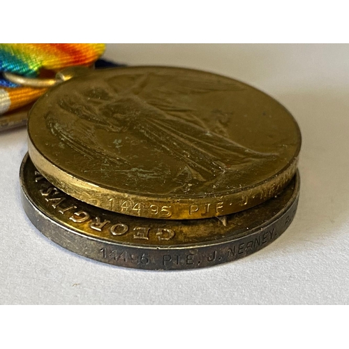 98 - A FIRST WORLD WAR PAIR TO THE ROYAL HIGHLANDERS. A Great War Pair comprising War Medal and Victory M... 