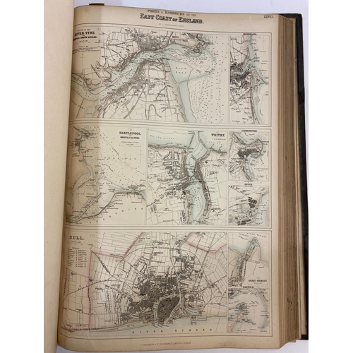 108 - NORTON SHAW. The Royal Illustrated Atlas, [c. 1862]. Norton Shaw. The Royal Illustrated Atlas,  addi... 