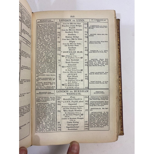 110 - EDWARD MOGG. Paterson's Roads, c. 1830. Edward Mogg. Paterson's Roads, eighteenth edition, folding e... 