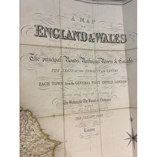 111 - R. CREIGHTON. A Map of England and Wales, 1839. R. Creighton. A Map of England and Wales... showing ... 