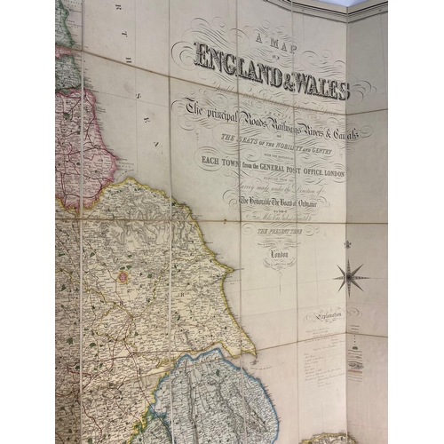 111 - R. CREIGHTON. A Map of England and Wales, 1839. R. Creighton. A Map of England and Wales... showing ... 