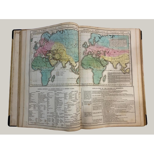 113 - C. V. LAVOISNE. A Complete... Atlas, 1821. C. V. Lavoisne. A Complete Genealogical, Historical, Chro... 