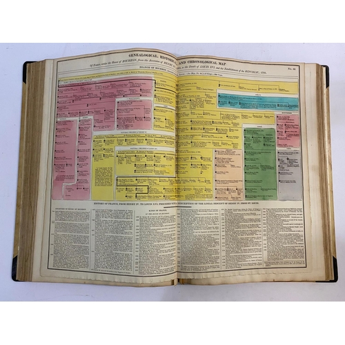 113 - C. V. LAVOISNE. A Complete... Atlas, 1821. C. V. Lavoisne. A Complete Genealogical, Historical, Chro... 