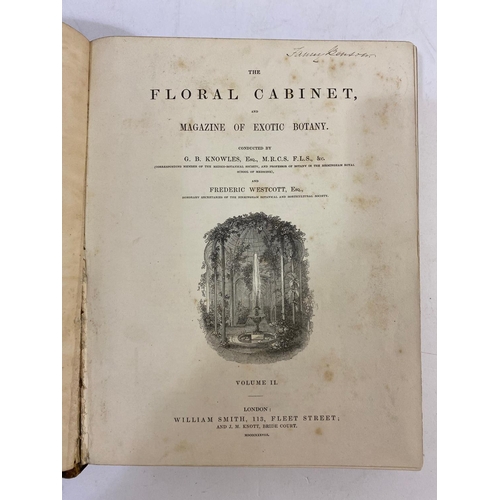 124 - G. B. KNOWLES AND F. WESTCOTT. The Floral Cabinet, volume 2, 1838. G. B. Knowles and F. Westcott. Th... 