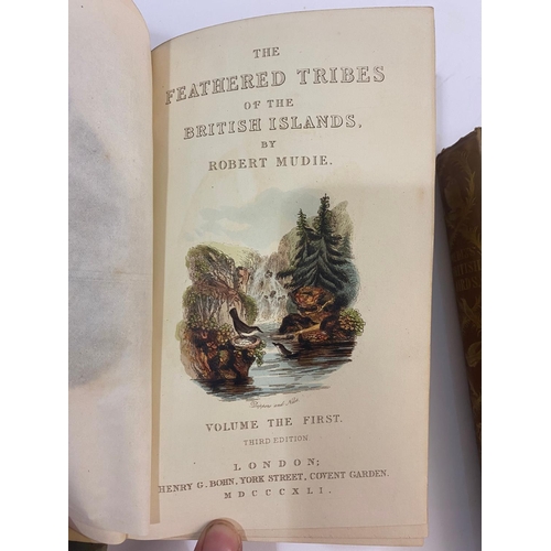 131 - ROBERT MUDIE. The Feathered Tribes of the British Islands, 2 volumes, 1841. Robert Mudie. The Feathe... 