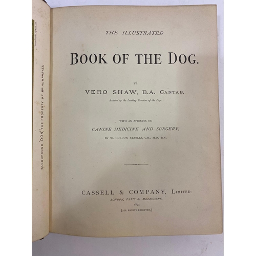 135 - VERO SHAW. The Illustrated Book of the Dog, 1890. Vero Shaw. The Illustrated Book of the Dog, 28 chr... 