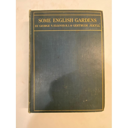 139 - GERTRUDE JEYKLL. Some English Gardens, 1904. Gertrude Jekyll. Some English Gardens, first edition, c... 