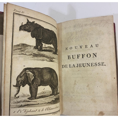 147 - GEORGES LOUIS MARIE LECLERC, COMTE DE BUFFON. Nouveau Buffon, 2 volumes, 1806. Georges Louis Marie L... 