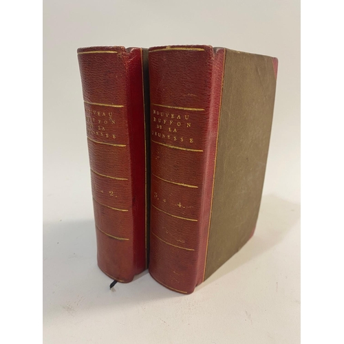 147 - GEORGES LOUIS MARIE LECLERC, COMTE DE BUFFON. Nouveau Buffon, 2 volumes, 1806. Georges Louis Marie L... 